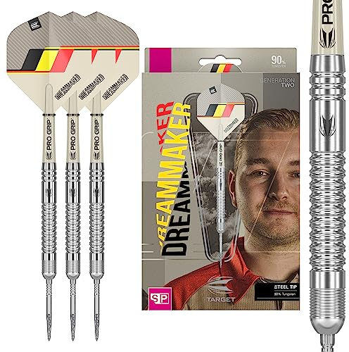 Target Darts Dimitri Van den Bergh Dream Maker G2 (21G, 23G or 25G) 90% Tungsten Swiss Point Dartpfeile Metallspitze - Dimi Darts Dartpfeile Steeldart