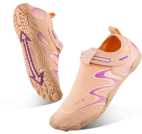 AUFIKR Chaussures Aquatiques légères pour Femme - pour la Plage, la Natation, Le Fitness - Chaussures d'intérieur