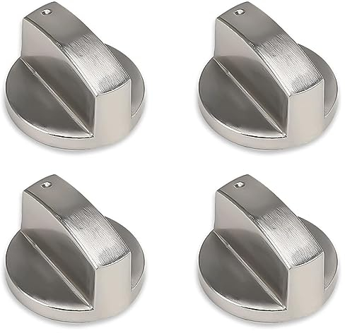 Universal Cooker Knobs, 4 PCS Control Knobs for Gas Hob, Stove, Oven, Cooktop Buttons - Various Cooker Sizes