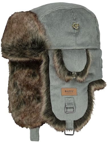 Barts Fliegermütze Rib Bomber Wintermütze Ohrenklappen 0125 Dark Celadon 14