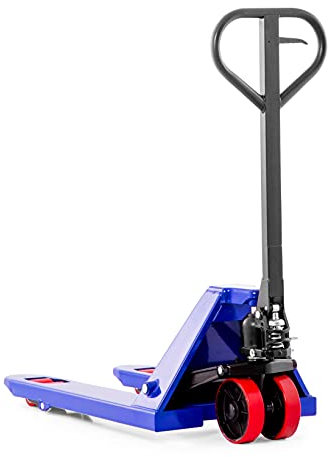 Pallit Hubwagen kurz 2500 kg Tragkraft 800 mm Gabellänge PU Rollen Palettenwagen Gabelhubwagen Short-P Kleiner Lagerwagen