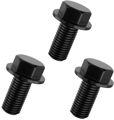 145344-01 Miter Saw Bolt for DeWalt M8 Miter Saw Blade DW703 DW704 DW705 DW706 DW708 DW712 DW715 DW716 DW718, Left Hand Thread, N436564 Miter Saw Screw Parts - (3 Pack)