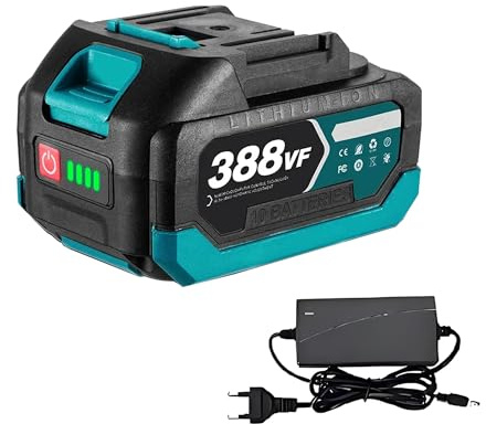 18V Ersatzakku für Makita Akku 18V 3Ah,15000mah | Kompatibel mit BL1850 BL1860B BL1855 BL1840 BL1830 BL1835 BL1820B BL1815 mit LED Indikator und Ladegeräte