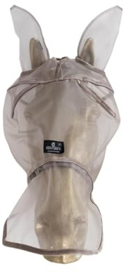 Kentucky - Fliegenmaske Classic mit Ohren und Nase beige cob
