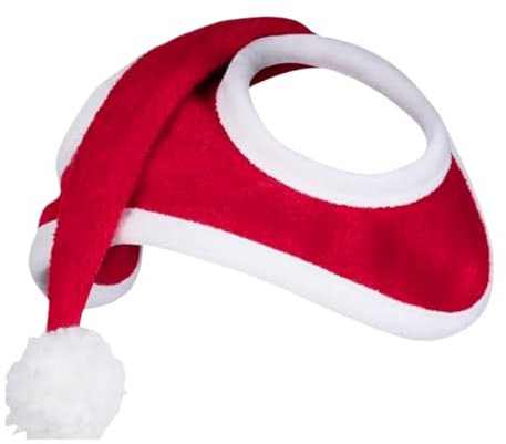vreplrse Weihnachts Pferdemütze, festliche Pferde Feiertagsmütze, Weihnachtsmütze hoch während Polyester Pferd verleiht Eleganz, Pferde Weihnachtsmütze, rote Mütze