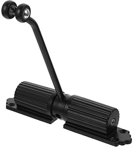 NUOBESTY Cierrapuertas Cierrapuertas Puerta De Garaje Puertas Amortiguador De Puerta Tope De Resorte Exterior Automático Puerta Autocierre Mecanismo De Cierre De Puerta Aluminio Fundido