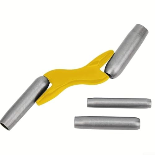 Steel Brick Jointer Tool Set With Ergonomic Handle And Four Sizes 1/2 5/8 3/4 7/8 Inch For Masonry And Bricklaying Projects, Red Yellow Black(Yellow)