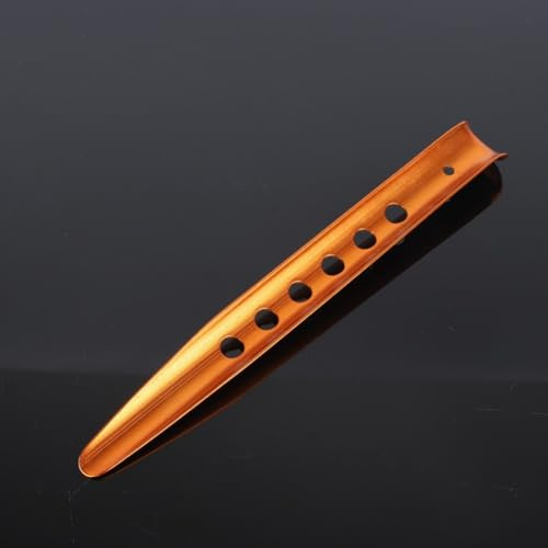 Honseadek Longitud para estacas de playa Ca para suelo de nieve, 230 mm/310 mm, color rojo, para tienda de campaña, 6 piezas de aluminio para tienda de campaña con forma de U (31 cm)