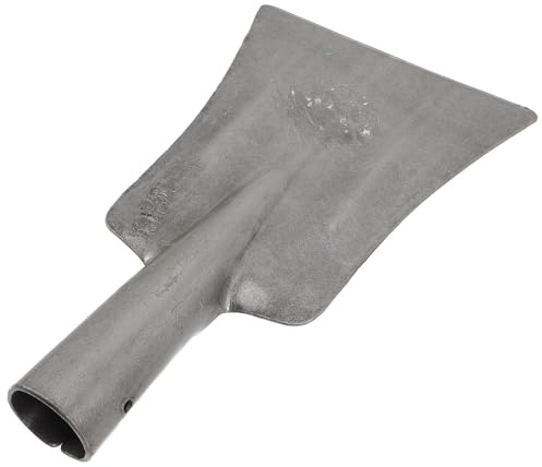VANZACK Badile per Ghiaccio in Acciaio Manganese Professionale Argento Superficie Liscia e Design Semplice per Rimuovere Ghiaccio da Auto e Marciapiedi