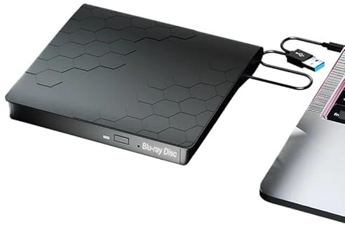 Extern Blu-Ray-enhet USB3.0 Type-C CD DVD RW-spelare Brännare Bärbar optisk enhet