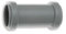 HT - Überschiebmuffe NW 50 Länge 105 mm/HT-Muffe/HTU Muffe/HT-Rohre/HT-Verbindungsstück /