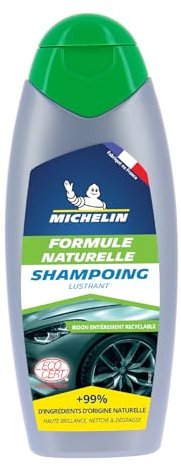 MICHELIN 009162 Shampoing Lustrant Carrosserie, Formule Naturelle, 500 ml