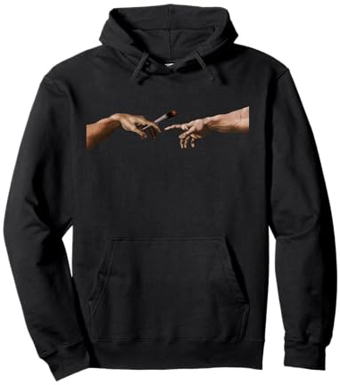 Michelangelo Pass the joint Weed Druffi Trippy Pullover Hoodie