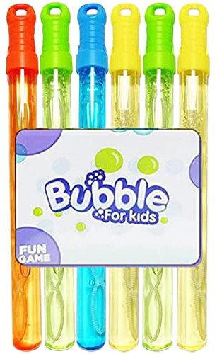 Ram® 6 x Giant Bubble Wand Sword Kids Childrens Bubble Maker Sticks Garden Party Toy 700ML