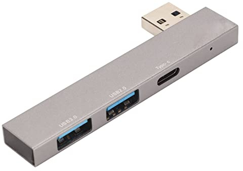 ciciglow USB C Hub, Mini 3 en 1 USB 3.0 Adaptador Multipuerto USB3.0 a Tipo C USB3.0 USB2.0 5Gbps Estación de Acoplamiento de Alta Velocidad para 10/8/7/XP/2000/98SE/98, para Vista,