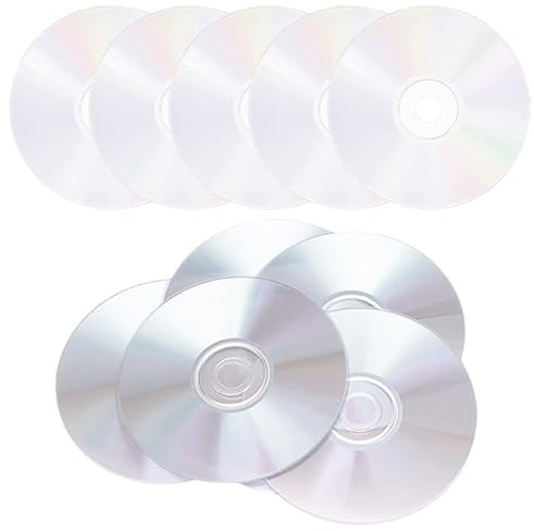 Housoutil Disques Cd Transparent Pour Décoration Murale Diy 10 Pièces Pour Peinture Écriture Et Fête Fournitures Créatives Pour Chambre Et Événements