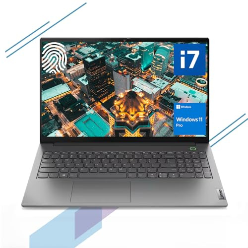 Lenovo ThinkBook 15 Gen 4 Business Laptop, 15.6 FHD Display, Intel i7-1255U, 40GB RAM, 1TB SSD, HDMI, Thunderbolt 4, Webcam, Wi-Fi 6, Fingerprint Reader, SD Card Reader, Windows 11 Pro, Grey