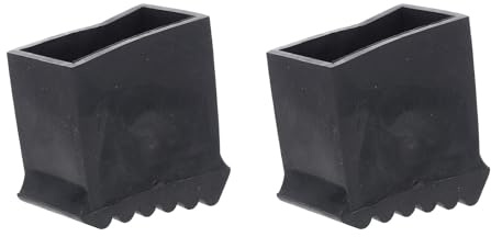 NUOBESTY LeiterfußAbdeckung Aus Rutschfestem Gummi - Schutzkappen FüR Holz- Und Aluleitern Bodenschutz Mit Abriebfesten GummifüßEn FüR Mehr Sicherheit Und LäRmminderung, 7.5X6.7X3.7 Cm