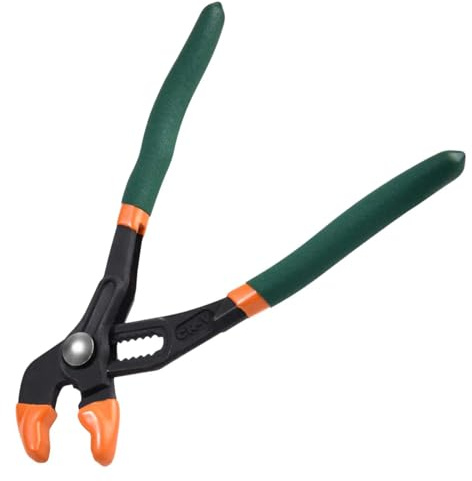 LEONTOOL 7.5-Inch Groove Joint Pliers Quick Adjust Water Pump Pliers with Push Button V-Jaw Tongue and Groove Plier Plumbing Lock Plier for Home Repair, Plumbing, Gripping, Nuts, Bolts, CR-V Steel