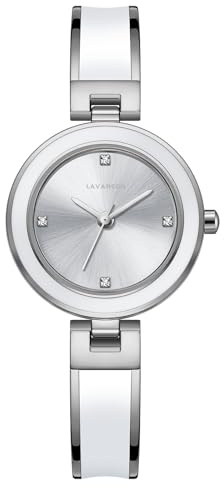 Timever Damen Armbanduhr Analog mit Edelstahlarmband wasserdichte Quarzuhr | Wasserdichte Damenuhr Werkzeug zur Anpassung Klassisches Design Armbanduhr Alltag Arbeit Freizeit Reise Geschenk Frau Elegant
