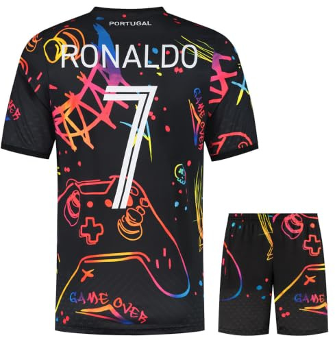 Portugal Fußball Trikot Set - Gaming - Kinder und Erwachsene - Jungen - Herren - Sportsachen - Geschenke - Sport t Shirt - Sportbekleidung