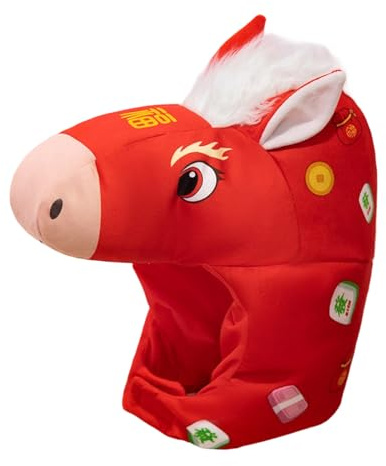 dzqad Hästmask | Ny säsong maskeradkollektion, fotografiskt tillbehör för kinesiskt nyår - för festliga tillfällen, födelsedagar, fester, karneval och
