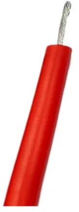 Lasitech Cavo Ad Alta Tensione in Gel di Silice da 1 M 5KV 10KV 15KV 20KV 25KV 30KV 40KV Rame Stagnato 20 18 17 16 13 11 9AWG Accensione for Autoveicoli(1 Meter 10KV,13 AWG-2.5MM)