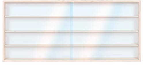 Alsino V-100.4A Vitrine Spur HO & N, Regal H0 100 cm mit Nuten
