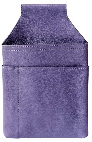 Hamosons - Profi Kellnerholster/Kellnerhalfter aus Nappa-Leder, Lila Violett, Modell 1009