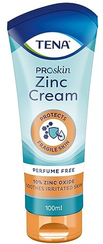 Crema lenitiva con ossido di zinco e vitamina E per pelli secche ed irritate - TENA Zinc Cream