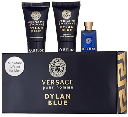 Versace Dylan Miniatur Set, Blau, 3-teilig, Einheitsgröße Mehrfarbig