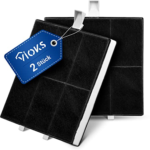 VIOKS Kohlefilter Filterset 2 Stk 225х220х24mm Ersatz für Balay 00360732 für Dunstabzugshaube