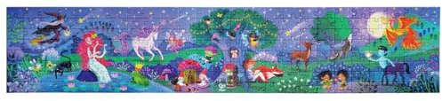 Hape Puzzle Forêt des Miracles Phosphorescent XXL - Puzzle 200 Pièces pour Enfant 6 Ans et Plus - 150 cm Assemblé - Activité Concentration Garçon et Fille - 200 Pièces 1:1, 10 Cartes Anecdotes
