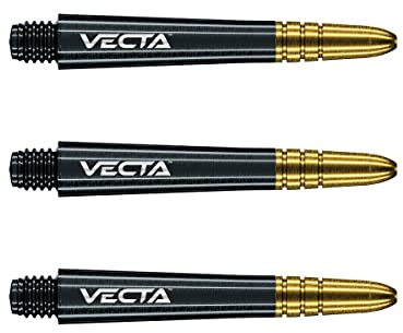 WINMAU Dart Shaft - Vecta Polycarbonat Dart Stems - 1 Set pro Packung (insgesamt 3 Dart-Schäfte) - Professionelles Dartzubehör - Verfügbar in den Größen Kurz, Intermediate und Medium