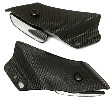 GYMARK Motorcycle Rear View Mirror Wing Rearview Mirrors for Kawasaki Ninja 250 300 400 ZX-6R ZX-10R ZX-14R Z1000SX Adjustable Side Mirrors Accessories