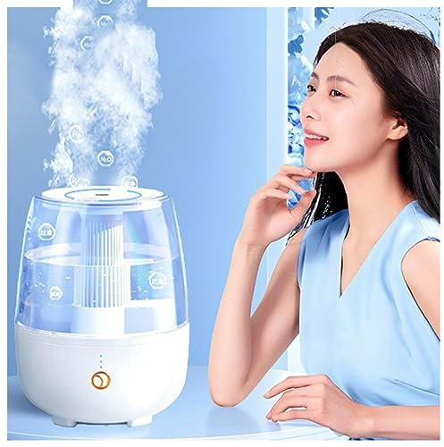 6.8L Humidificateur D Air, Super Silencieux Humidificateur Dair Bebe, Avec TéLéCommande Humidificateur, Pour Maison Et Bureau,White