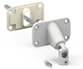 Sortie de caisson volet roulant embase large 6P7 à 90°