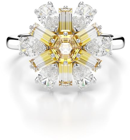 Swarovski, Idyllia Cocktailring, Gelb, 50-55