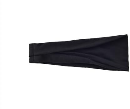 Haarschmuck Plüsch Wolle Stricken Haarband Im Herbst Und Winter Sport Stirnband Ohrenschützer Sommer Schwarz