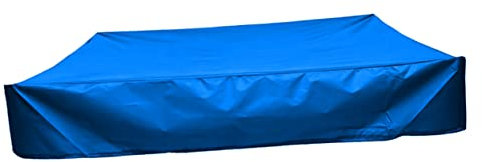 Sosoport Quadratische Sandkastenabdeckung Für Garten Und Junge Mädchen Wetterfeste Plane Mit Zugkordel Faltbar Und Staubdicht Für Pools Buddelkästen Und Outdoor-spielspaß Blau