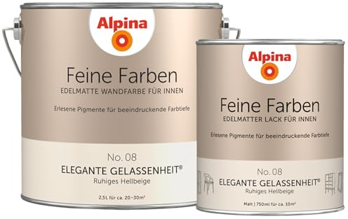 Alpina Feine Farben Wandfarbe & Lack No. 08 Elegante Gelassenheit® edelmatt