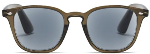ABETOS Lesebrille mit Sonnenschutz Damen Herren Getönte Sonnenbrille Lesebrillen mit Blaulichtfilter Federscharniere Lesehilfe mit Sehstärke
