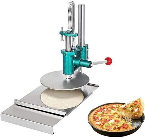 Pizza Dough Press Machine, Electric Pastry Machine, Stainless Steel Manual Dough Roller Dough Sheeter Pasta Maker, for Pizza Dough Pastry