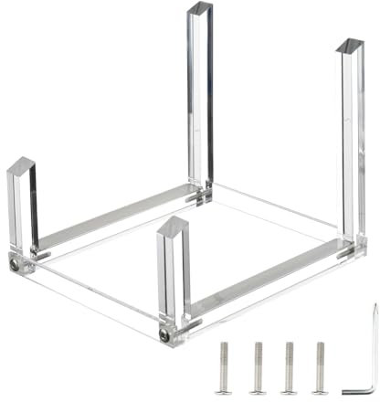 Schallplattenständer Transparenter Acryl Tisch Albenhalter Album Schallplattenhalter Schallplatten Aufbewahrungs Display Ständer