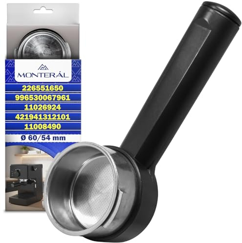 Portafiltro Cafetera Ø 60/54 mm 996530067961 para Philips | Código Original 226551650 11026924 421941312101 11008490 para Saeco - Garantía de 10 Años - MONTERAL