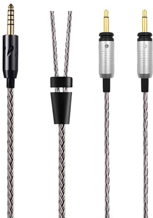 Earmax Cavo bilanciato OCC a 16 fili da 4,4 mm, 3,5 mm, 2,5 mm, 6,35 mm a doppio 3,5 mm, 6 N, compatibile con auricolari Focal GLEAR MG STELLIA Radiance ELEGIA CELESTEE