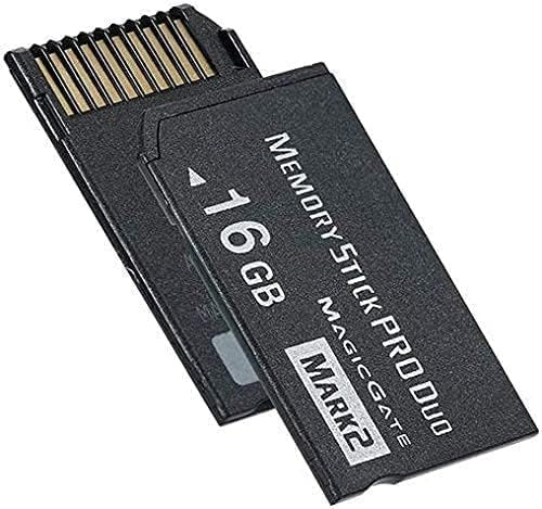Scheda di memoria Pro Duo da 16 GB, Bulk Drive, fotocamera reflex, PSP 2000, 3000, alta velocità, nero (16GB)