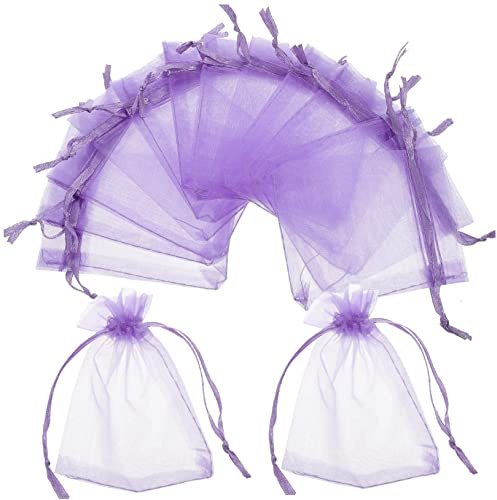 GARVALON 50stücke Organza Geschenktüten Kordelzugbeutel Für Süßigkeiten Schmuck Und Partys Leichte Und Langlebige Verpackung Für Hochzeiten Geburtstage Und Feste