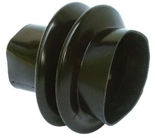 cyclingcolors Soufflet de Protection Caoutchouc pour tête d'attelage de remorque Barre de poussée Capuchon Anti poussière Voiture Tracteur, 55x70mm