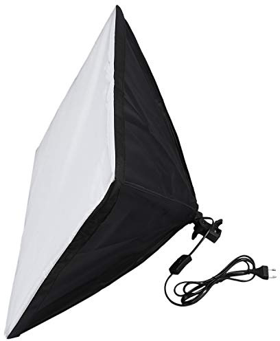 Malloy 50 x 70cm Photo Studio Video Eclairage continu Softbox E27 Support Soft Box